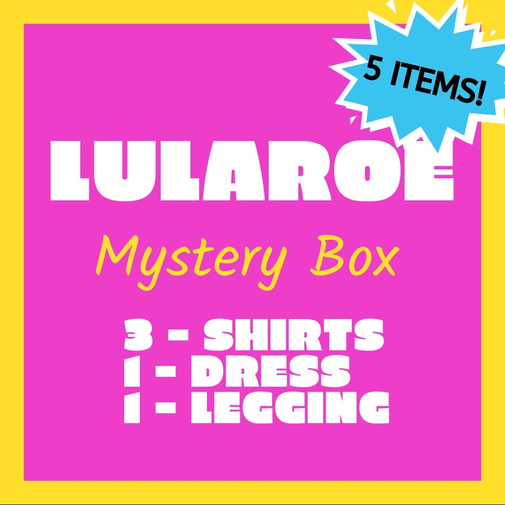Lularoe Mystery Box Sz M Reseller Lot of 5 Items